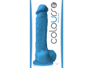NS Novelties Colours Pleasures 8" Dildo Blue